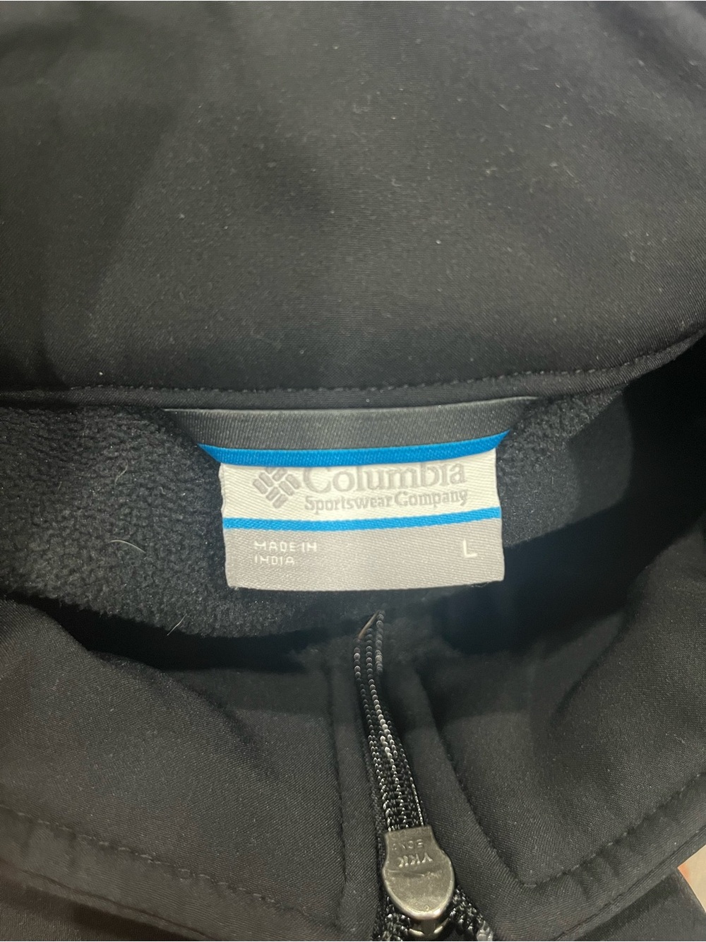 Columbia Black Full-Zip Performance Jacket - Picture 3 of 3